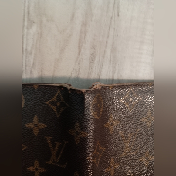 LOUIS VUITTON PORTE FOUIL BROZA MONOGRAM CANVAS Brown PVC WOMEN'S Used - Picture 6 of 13